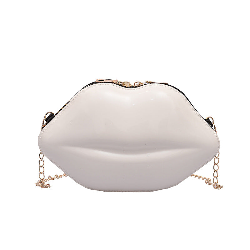 Wholesale Personalized PU Shoulder Lip Bag